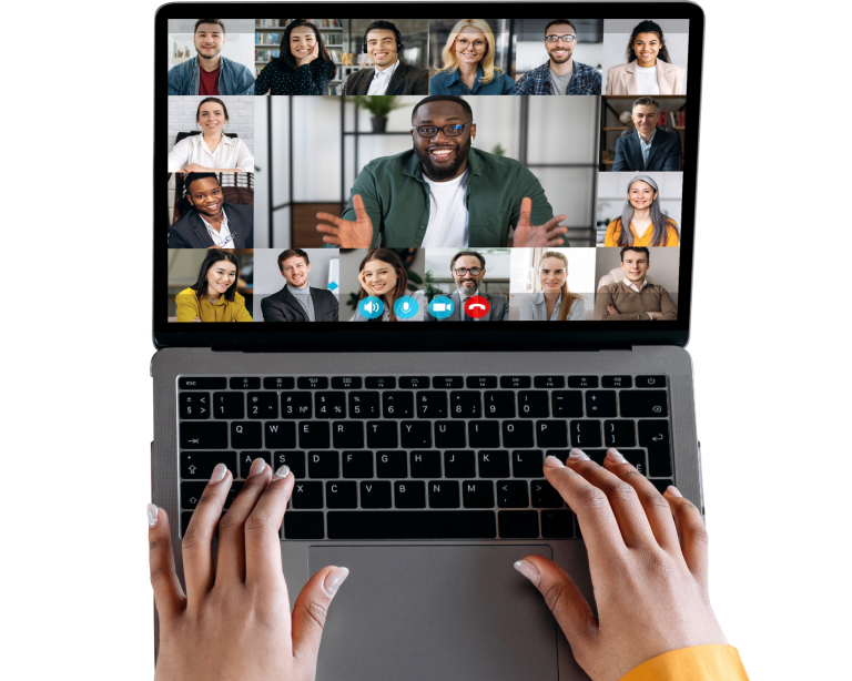 Laptop video conferencing